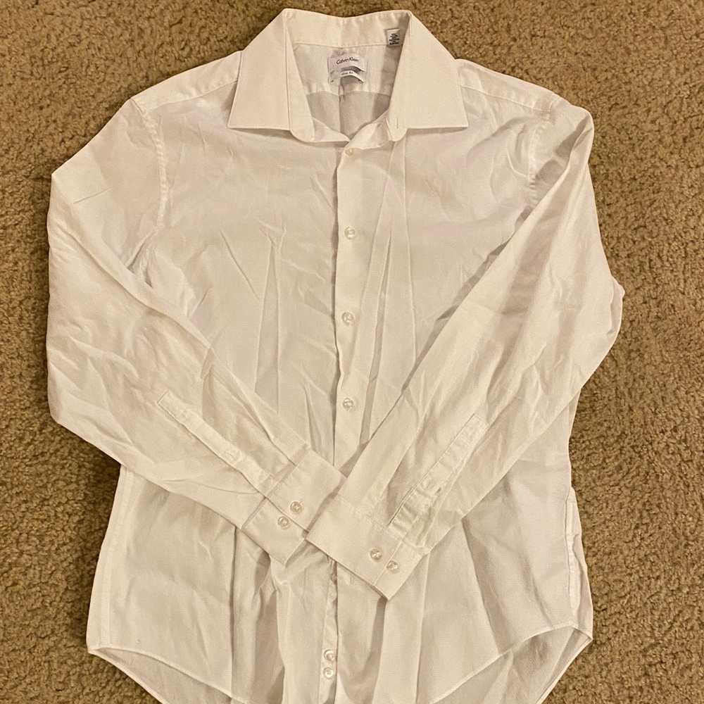 Calvin Klein Crisp White Dress Shirt